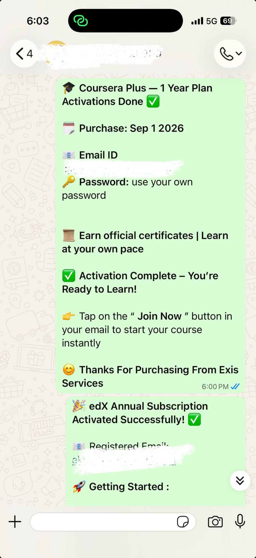 Activation was done within minutes of confirming. Support replied to every question on WhatsApp instantly.